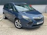 USED 2015 15 VAUXHALL ZAFIRA TOURER 2.0 CDTi SRi MPV 5dr Diesel Manual Euro 5 (130 ps) ** SALE ** SALE ** SALE **