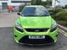 USED 2010 10 FORD FOCUS 2.5 RS Hatchback 3dr Petrol Manual (225 g/km, 301 bhp)-Superb Example Finished In Ultimate Green-2 Former Keepers-Last Keeper Since June 2012.Original Paint Car-One Of The Best Available Today. 