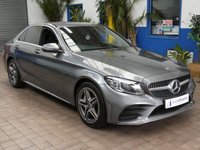 USED 2021 21 MERCEDES-BENZ C-CLASS 2.0 C300de 13.5kWh AMG Line Edition Saloon 4dr Diesel Plug-in Hybrid G-Tronic+ Euro 6 (s/s) (306 ps) SAT NAV HEATED LEATHER SEATS REAR VIEW CAMERA CRUISE CONTROL PARKING SENSORS 1 OWNER EXCELLENT SERVICE HISTORY WARRANTY