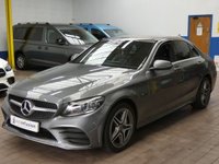 USED 2021 21 MERCEDES-BENZ C-CLASS 2.0 C300de 13.5kWh AMG Line Edition Saloon 4dr Diesel Plug-in Hybrid G-Tronic+ Euro 6 (s/s) (306 ps) SAT NAV HEATED LEATHER SEATS REAR VIEW CAMERA CRUISE CONTROL PARKING SENSORS 1 OWNER EXCELLENT SERVICE HISTORY WARRANTY