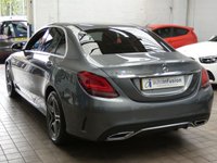USED 2021 21 MERCEDES-BENZ C-CLASS 2.0 C300de 13.5kWh AMG Line Edition Saloon 4dr Diesel Plug-in Hybrid G-Tronic+ Euro 6 (s/s) (306 ps) SAT NAV HEATED LEATHER SEATS REAR VIEW CAMERA CRUISE CONTROL PARKING SENSORS 1 OWNER EXCELLENT SERVICE HISTORY WARRANTY
