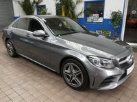 USED 2021 21 MERCEDES-BENZ C-CLASS 2.0 C300de 13.5kWh AMG Line Edition Saloon 4dr Diesel Plug-in Hybrid G-Tronic+ Euro 6 (s/s) (306 ps) SAT NAV HEATED LEATHER SEATS REAR VIEW CAMERA CRUISE CONTROL PARKING SENSORS 1 OWNER EXCELLENT SERVICE HISTORY WARRANTY