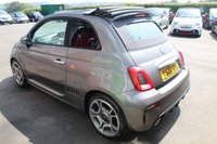 USED 2022 22 ABARTH 595C 1.4 T-Jet Turismo Cabrio 2dr Petrol Manual Euro 6 (165 bhp) Bi-XENON HEADLIGHTS&mdash;ABARTH HERITAGE BROWN LEATHER