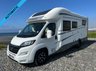 USED 2018 18 FIAT MOBILVETTA MOBILVETTA KEA P65 AUTOMATIC !! Luxurious camping awaits you in this beautiful 4 berth motorhome. Cab features cream leather swivel cab seats, cab blinds, air conditioning, reversing camera, remote control full VB air suspension, moving back to the dining area again comprising cream leather seating, a lovely sociable L-shaped layout would comfortably seat 6.  Nestled away above the dining area is a double bed which glides down at the press of a button.  Moving further back we have a kitchen area with everything you need - 3 burner gas hob, grill, lots of storage and a large family size fridge freezer.  Through the sliding door you have separate shower and toilet, moving though to the end bedroom which can either be used as two single beds or one very large double.  Stairs have handy built in storage and mood lighting, even more storage under each bed.  Could this get any better you might ask? It most certainly can - LARGE CHEQUER PLATED GARAGE accessible on both sides for convenience.    Warranty packages and up to 7 years finance available.   DIMENSIONS - LENGTH - 7.38M, WIDTH - 2.35M, HEIGHT - 2.90M 