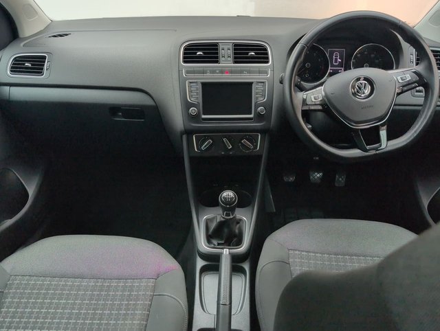 USED 2017 17 Volkswagen Polo 1.2 TSI Bluemotion Tech Match Edition Hatchback 5dr Petrol Manual Euro 6 (s/S) (90 Ps) - Alloy, Cruise, Bluetooth