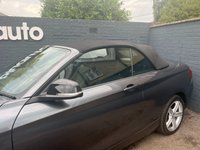USED 2016 66 BMW 2 SERIES 1.5 218i Sport Convertible 2dr Petrol Auto Euro 6 (s/s) (136 ps) Heated Seats, Black Leather Interior, Rear Parking Sensors, Auto Headlights, Auto Wipers, 2 Owners From New, Voice Control