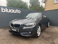 USED 2016 66 BMW 2 SERIES 1.5 218i Sport Convertible 2dr Petrol Auto Euro 6 (s/s) (136 ps) Heated Seats, Black Leather Interior, Rear Parking Sensors, Auto Headlights, Auto Wipers, 2 Owners From New, Voice Control