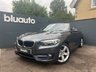 USED 2016 66 BMW 2 SERIES 1.5 218i Sport Convertible 2dr Petrol Auto Euro 6 (s/s) (136 ps) Heated Seats, Black Leather Interior, Rear Parking Sensors, Auto Headlights, Auto Wipers, 2 Owners From New, Voice Control