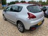 USED 2014 64 PEUGEOT 3008 1.6 HDi Active SUV 5dr Diesel Manual Euro 5 (115 ps) LONG MOT UNTIL 03.08.2026+JUST SERVICED+BLUETOOTH+AIR-CONDITIONING+AUTOMATIC HEADLIGHTS+RAIN- SENSING WINDSCREEN WIPERS+PARKING ASSISTANCE+METALLIC 'ALUMINIUM SILVER' PAINT+17 INCH ALLOY WHEELS.