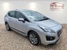 USED 2014 64 PEUGEOT 3008 1.6 HDi Active SUV 5dr Diesel Manual Euro 5 (115 ps) LONG MOT UNTIL 03.08.2026+JUST SERVICED+BLUETOOTH+AIR-CONDITIONING+AUTOMATIC HEADLIGHTS+RAIN- SENSING WINDSCREEN WIPERS+PARKING ASSISTANCE+METALLIC 'ALUMINIUM SILVER' PAINT+17 INCH ALLOY WHEELS.