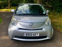 USED 2013 13 TOYOTA IQ 1.0 VVT-i Hatchback 3dr Petrol Manual Euro 5 (68 ps) 1 RETIRED LADY OWNER + NEPHEW LATE ON WITH ONLY 17,000 MILES --YES 17,000 MILES ONLY //X9 TOYOTA MAIN DEALER/SPECIALIST SERVICING STAMPS//X9 AIRBAGS\\AIRCON//ALLOYS//INSURANCE GROUP 3//20 POUND ROAD TAX// 68 ps) 1 RETIRED LADY OWNER + NEPHEW LATE ON WITH ONLY 17,000 MILES --YES 17,000 MILES ONLY //X9 TOYOTA MAIN DEALER/SPECIALIST SERVICING STAMPS//X9 AIRBAGS\AIRCON//ALLOYS//INSURANCE GROUP 3//20 POUND ROAD TAX//