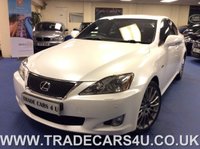 USED 2010 10 LEXUS IS 220D TURBO DIESEL F-SPORT 6 SPEED IN WHITE FINANCE - PX - DELIVERY