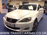 USED 2010 10 LEXUS IS 220D TURBO DIESEL F-SPORT 6 SPEED IN WHITE FINANCE - PX - DELIVERY