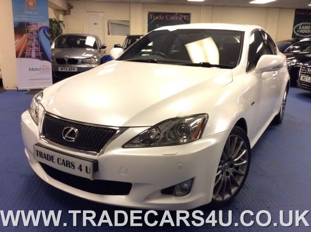 2010 10 Lexus Is 220D TURBO DIESEL F-SPORT 6 SPEED IN WHITE