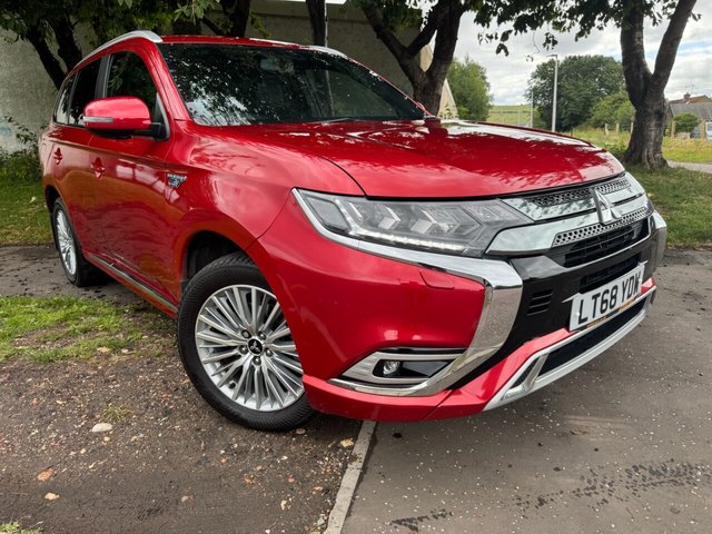 2018 68 MITSUBISHI OUTLANDER 2.4h TwinMotor 13.8kWh 4h SUV 5dr Petrol Plug-in Hybrid CVT 4WD Euro 6 (s/s) (209 ps) PLUG-IN HYBRID+6 MONTHS WARRANTY