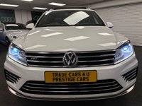 USED 2016 16 VOLKSWAGEN TOUAREG  3.0 TDI V6 BLUEMOTION TECH R LINE 4WD TIP AUTO DIESEL EURO 6  UK DELIVERY FLAT FEE &pound;175 (SUBJECT TO DEAL) *OVER 100 IMAGES ON OUR WEBSITE*BESPOKE FINANCE ARRANGED*PART EXCHANGE WELCOME*ALL VEHICLES HPI CLEAR