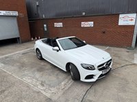 USED 2018 18 MERCEDES-BENZ E-CLASS 2.0 E220d AMG Line Cabriolet 2dr Diesel G-Tronic+ Euro 6 (s/s) (194 ps) Lovely low mileage example