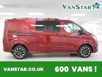 USED 2022 22 FORD TRANSIT CUSTOM 320 2.0 EBL 185 BHP LONG SPORT CREWCAB 5 SEAT ( NO VAT ! ) 5 SEATS | SAT NAV | LONG | 185 BHP | NO VAT !