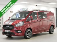 USED 2022 22 FORD TRANSIT CUSTOM 320 2.0 EBL 185 BHP LONG SPORT CREWCAB 5 SEAT ( NO VAT ! ) 5 SEATS | SAT NAV | LONG | 185 BHP | NO VAT !