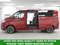 USED 2022 22 FORD TRANSIT CUSTOM 320 2.0 EBL 185 BHP LONG SPORT CREWCAB 5 SEAT ( NO VAT ! ) 5 SEATS | SAT NAV | LONG | 185 BHP | NO VAT !