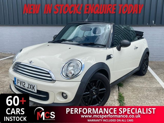 2012 12 MINI CONVERTIBLE 1.6 Cooper D Convertible 2dr Diesel Manual Euro 5 (s/s) (112 ps) *TOP OFF SALE - 2 DAYS ONLY*