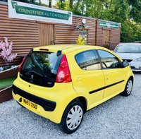 USED 2007 57 PEUGEOT 107 1.0 12V Urban Hatchback 5dr Petrol Manual Euro 4 (68 ps) Bright Citrus Yellow Peugeot 107 Urban 1.0 finished in eye-catching yellow. Ideal first car with low insurance (Group 3), &pound;20 road tax and excellent fuel economy. Full service history with 15 stamps, supplied with a new MOT and fresh service. Features include electric windows, power steering, central locking, ABS and spare wheel. Clean, tidy and ready to drive away. Includes a 3-month major mechanical warranty with Gold Cover upgrade available for &pound;199.
