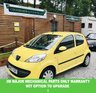 USED 2007 57 PEUGEOT 107 1.0 12V Urban Hatchback 5dr Petrol Manual Euro 4 (68 ps) Bright n fun Urban model in bright yellow, Full service book with 15 stamps.Comes with ABS For extra safety, Electric windows , central locking, and spare wheel. willl have a brand new MOT and fresh service prior to collection. Clean and tidy on the body.. Respectable and fun looking car. ideal first car, Low insurance and cheap tax!!!