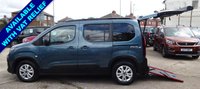 USED 2024 74 PEUGEOT RIFTER 1.5 BlueHDi Allure WHEELCHAIR ACCESS WAV 3 seats + Wheelchair Access