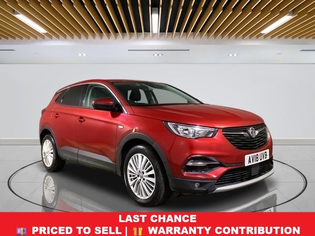 2018 18 VAUXHALL GRANDLAND X 1.2 Turbo Sport Nav SUV 5dr Petrol Manual Euro 6 (s/s) (130 ps) | &pound;100 Extras-RESERVE FOR &pound;99