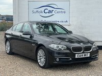 USED 2014 14 BMW 5 SERIES 2.0 520d Luxury Saloon 4dr Diesel Auto Euro 6 (s/s) (190 ps) www.suffolkcarcentre.co.uk - Located at Lowestoft