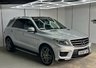 USED 2013 13 MERCEDES-BENZ M-CLASS 5.5 ML63 V8 AMG SUV 5dr Petrol G-Tronic 4WD Euro 5 (s/s) (525 ps) HEATED SEATS-SAT NAV-SERVICE HISTRY