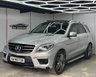 USED 2013 13 MERCEDES-BENZ M-CLASS 5.5 ML63 V8 AMG SUV 5dr Petrol G-Tronic 4WD Euro 5 (s/s) (525 ps) HEATED SEATS-SAT NAV-SERVICE HISTRY