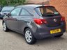 USED 2015 15 VAUXHALL CORSA 1.2i Excite Hatchback 3dr Petrol Manual Euro 6 (a/c) (70 ps) 