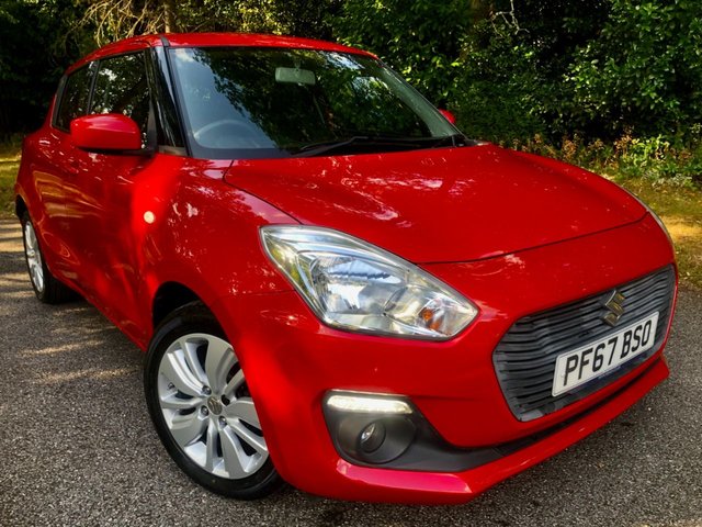 2017 67 Suzuki Swift 1.0 Boosterjet SZ-T Hatchback 5dr Petrol Manual Euro 6 (111 ps) -APPLE-PLAY///ONLY 37,000 MILES AND GREAT SERVICE HISTORY//AIRCON //ALLOYS//DAB//BLUETOOTH--RECENT BIG SERVICE WITH NEW BRAKES///NEW MOT JUST CARRIED OUT