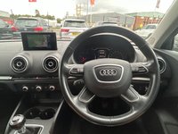 USED 2016 16 AUDI A3 1.6 TDI SE Technik Sportback 5dr Diesel Manual Euro 6 (s/s) (110 ps) FULL SERVICE HISTORY WITH TIMING BELT CHANGE @54K 2 KEYS BOOK PACK SERVICED AS REQUIRED AND 1 YEAR MOT WITHIN THE SALE