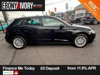 USED 2016 16 AUDI A3 1.6 TDI SE Technik Sportback 5dr Diesel Manual Euro 6 (s/s) (110 ps) FULL SERVICE HISTORY WITH TIMING BELT CHANGE @54K 2 KEYS BOOK PACK SERVICED AS REQUIRED AND 1 YEAR MOT WITHIN THE SALE