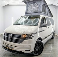 USED 2021 21 VOLKSWAGEN TRANSPORTER 2.0 TDI T28 Startline Campervan Conversion Diesel Manual FWD LWB High Roof Euro 6 (s/s) (110 ps) FINANCE OPTIONS AVAILABLE UP TO 15 YEARS , SKYLINE ROOF, CUSTOM LEATHER SEATS, 20" ALLOYS, SIDE BARS, FRONT SPLITTER, NIGHT HEATER, AIR CON, PARKING SENSORS,BLUETOOTH