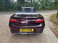 USED 2019 19 MERCEDES-BENZ E-CLASS 2.0 E300 GPF AMG Line (Premium) Cabriolet 2dr Petrol G-Tronic+ Euro 6 (s/s) (245 ps) 8.9% APR FINANCE RATES