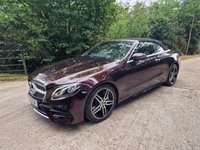 USED 2019 19 MERCEDES-BENZ E-CLASS 2.0 E300 GPF AMG Line (Premium) Cabriolet 2dr Petrol G-Tronic+ Euro 6 (s/s) (245 ps) 8.9% APR FINANCE RATES