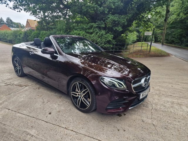 2019 19 Mercedes-Benz E-Class 2.0 E300 GPF AMG Line (Premium) Cabriolet 2dr Petrol G-Tronic+ Euro 6 (s/s) (245 ps)