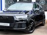 USED 2018 68 AUDI Q7 3.0 TDI V6 50 BLACK EDITION PANORAMIC ROOF SAT NAV CAMERA LEATHER SUV 5DR DIESEL TIPTRONIC QUATTRO EURO 6 (S/S) (286 PS) SAT NAV~CAMERA~21" ALLOYS~LEATHER