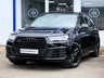 USED 2018 68 AUDI Q7 3.0 TDI V6 50 BLACK EDITION PANORAMIC ROOF SAT NAV CAMERA LEATHER SUV 5DR DIESEL TIPTRONIC QUATTRO EURO 6 (S/S) (286 PS) SAT NAV~CAMERA~21" ALLOYS~LEATHER