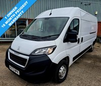USED 2023 73 PEUGEOT BOXER 2.2 BlueHDi 335 Professional Premium + Panel Van 5dr Diesel Manual L3 High Roof Euro 6 (s/s) (140 ps) LWB, APPLE AND ANDRIOD CAR PLAY