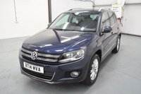 USED 2014 14 VOLKSWAGEN TIGUAN 2.0 TDI BlueMotion Tech Match SUV 5dr Diesel Manual 4WD Euro 5 (s/s) (140 ps) 