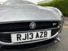 USED 2013 13 JAGUAR F-TYPE 3.0 V6 S Convertible 2dr Petrol Auto Euro 5 (s/s) (380 ps)- 1 FORMER KEEPER Factory Extras Worth &pound;3,895-Fantastic Low Mileage Example-Finished In Lunar Grey Metallic-Performance Sports Seating-Heated Light Grey Leather Upholstery-Switchable Active Sports Exhaust-Deployable Rear Spoiler-Climate Control-Cruise Control-Mfsw-Dab Radio-Bluetooth-Satnav-19 Inch Gloss Black Alloy Wheels-Electric Memory Seats-The Best Available Today. 