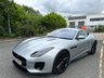 USED 2018 68 JAGUAR F-TYPE 3.0 V6 GPF R-Dynamic Coupe 2dr Petrol Auto Euro 6 (s/s) (380 ps)-Factory Extras Worth &pound;3,355-2 Former Keepers-Finished In Indus Silver Metallic-Half Black Leather/Alcantara Upholstery-20