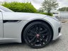 USED 2018 68 JAGUAR F-TYPE 3.0 V6 GPF R-Dynamic Coupe 2dr Petrol Auto Euro 6 (s/s) (380 ps)-Factory Extras Worth &pound;3,355-2 Former Keepers-Finished In Indus Silver Metallic-Half Black Leather/Alcantara Upholstery-20