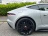 USED 2018 68 JAGUAR F-TYPE 3.0 V6 GPF R-Dynamic Coupe 2dr Petrol Auto Euro 6 (s/s) (380 ps)-Factory Extras Worth &pound;3,355-2 Former Keepers-Finished In Indus Silver Metallic-Half Black Leather/Alcantara Upholstery-20