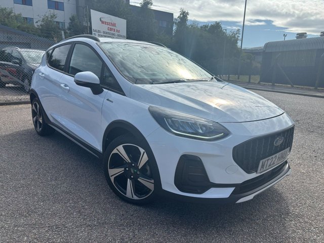 2022 22 FORD FIESTA 1.0T EcoBoost MHEV Active Hatchback 5dr Petrol Hybrid Manual Euro 6 (s/s) (125 ps) AS NEW CONDITION