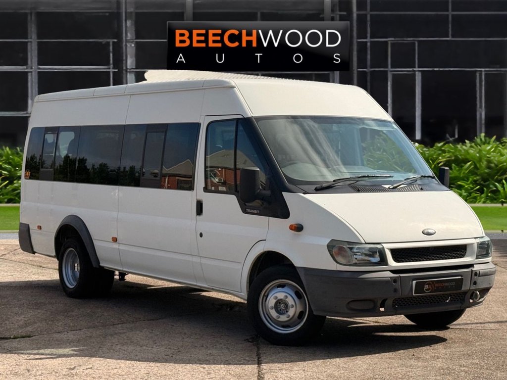 USED 2006 56 FORD TRANSIT 2.4 TD 430 Minibus 5dr Diesel Manual (15 Seats) RWD L4 H2 Just 16,000 Miles | One Owner